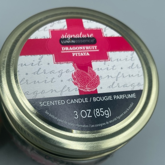 Lot of Three (3) Luminessence Wax Candles in Mason Jars: Brand New and Sealed - Picture 5 of 5